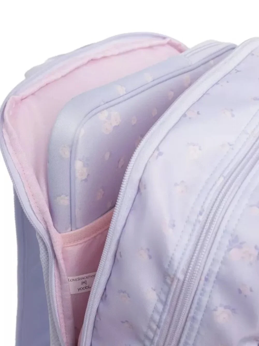 LoveShackFancy x Target - Yoobi Everblooming Rosettes Ditsy Backpack Breezy Blue